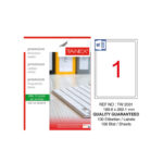 Tanex Laser Etiket Tw-2001 199.6 X 289.1 Mm