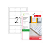 Tanex Laser Etiket Tw-2021 63.5 X 38.1 Mm
