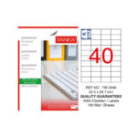 Tanex Laser Etiket Tw-2040 52.5 X 29.7 Mm