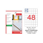 Tanex Laser Etiket Tw-2137 35 X 37.125 Mm