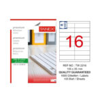Tanex Laser Etiket Tw-2216 105 X 35 Mm