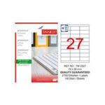 Tanex Laser Etiket Tw-2327 70 X 30 Mm