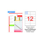 Tanex Laser Etiket Tw-2512 105 X 46 Mm