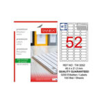Tanex Tw-2052 Beyaz Etiket 46.4 mm x 21.1 mm
