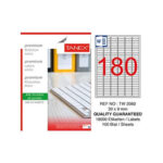 Tanex Tw-2060 Beyaz Etiket 30 mm x 9 mm
