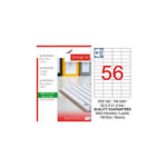 Tanex Tw-2321 Beyaz Etiket 52.5 mm x 21.2 mm