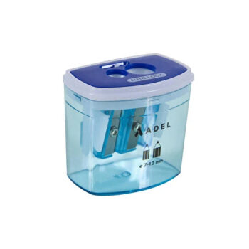 Adel 685 Çift Hazneli Auto Lock Kalemtıraş Karışık Renkler