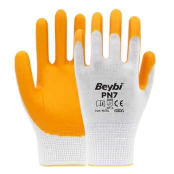 Beybi Pn7 Nitril Eldiven - Sarı