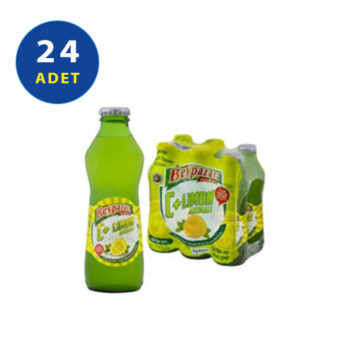 Beypazarı Vitaminli Meyveli Maden Suyu-Soda C+ Limon Maden Suyu 200 ml. 24'lü