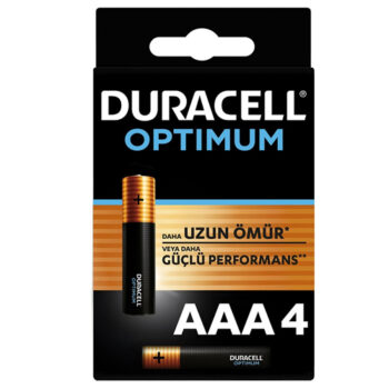 Duracell Pil Optımum 4 Lü AAA İnce Kalem