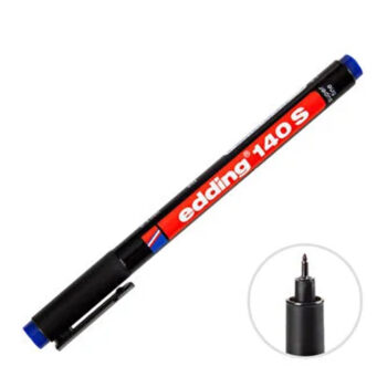 Edding 140S Permanent Asetat Kalem Mavi S Uç