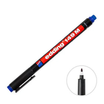 Edding 149M Permanent Asetat Kalem Siyah M Uç
