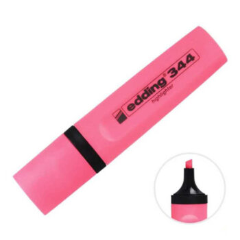 Edding 344 Fosforlu Kalem Pembe