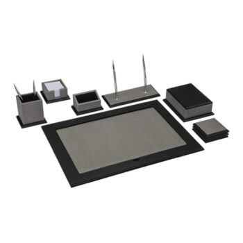 Gıpta Sümen Takımı Nature 8 Parça Ahsap Gri-Siyah 7127