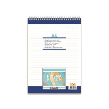 Gıpta Bloknot Prısma A4 Spiralli Karton Kapak 100 Yp.Kareli 1377