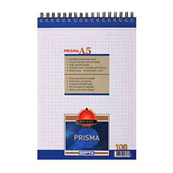 Gıpta Prisma Bloknot Kareli A5 100 Yaprak