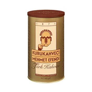 Kurukahveci Mehmet Efendi Türk Kahvesi Teneke Kutu 500 gr