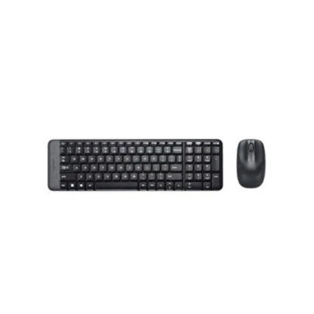 Logitech MK220 Kablosuz Türkçe Klavye Mouse Seti - Siyah