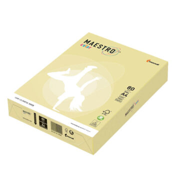 Image A4  Sarı Fotokopi Kağıdı 80 gr 1 Paket (500 Yaprak)