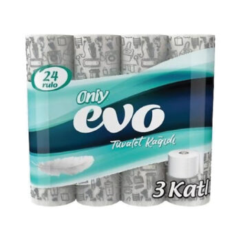 Only Evo 3 Katlı Tuvalet Kağıdı 24'lü