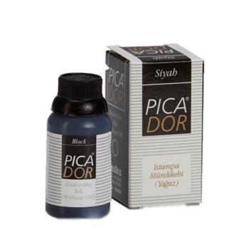 Pıcador Istampa Mürekkebi 30Cc Siyah Ke001