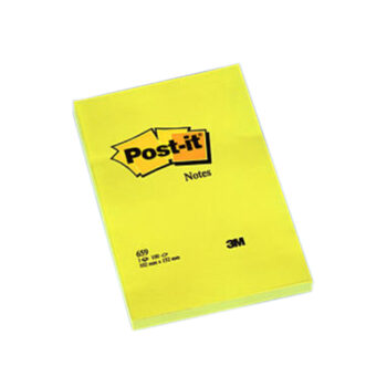 Post-it 659 Not Kağıdı 102X152 Sarı 100YP