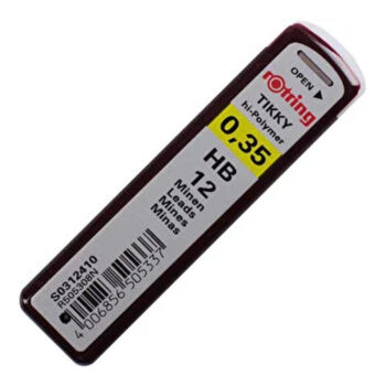 Rotring 0.3 mm HB Hi-Polymer Kalem Ucu 10'lu Paket