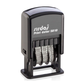 Sırdaş Tarih Kaşe 5810 Siyah Keçeli ( Ay Kısmı Rakamlı )