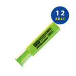 Kraf Fosforlu Kalem 330 Yeşil 12 Adet