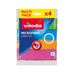 VİLEDA MİKROFİBER COLORS 4 LÜ BEZ 174444