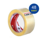 Vege Koli Bandı Hotmelt ASLAN 45×100 Şeffaf 48 Adet