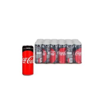 Coca Cola Zero Sugar Kutu 250 ml 24`lü