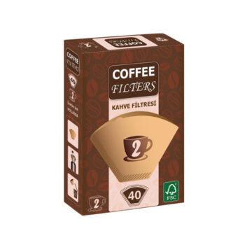 Coffee Filters Filtre Kahve Kağıdı No:2 40'lı Paket