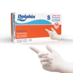 Dolphin Lateks Pudrasız Muayene Eldiveni (S) 100 Adet