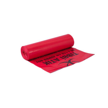 Ceymop Tıbbi Atık Kırmızı Jumbo Boy Çöp Torbası 80x110 700gr 100 Mikron 1 Koli 10 Paket