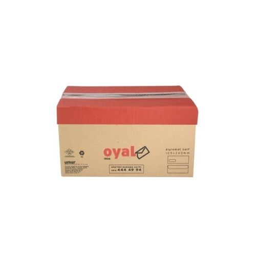 Oyal Diplomat Zarf Pencereli 105 x 240 mm Beyaz SLK 500'lü Paket (2)